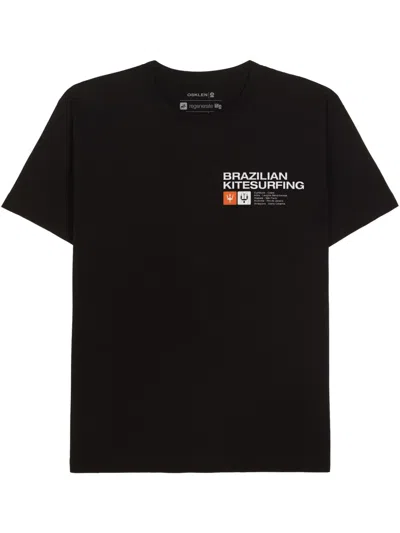 Osklen Brazilian Kitesurfing T-shirt In Black