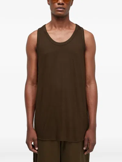 Osklen Brown Tank Top