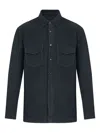 Osklen Button-down Shirt Jacket In Gray