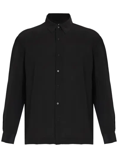 Osklen Buttoned Silk Shirt In Black