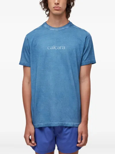 Osklen Caiçara Watercolour T-shirt In Blue