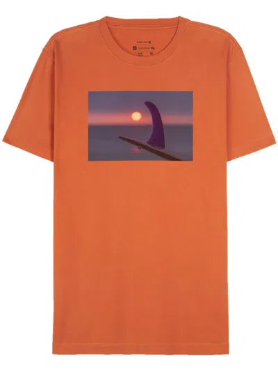 Osklen Caio 03 Mc Vintage T-shirt In Orange