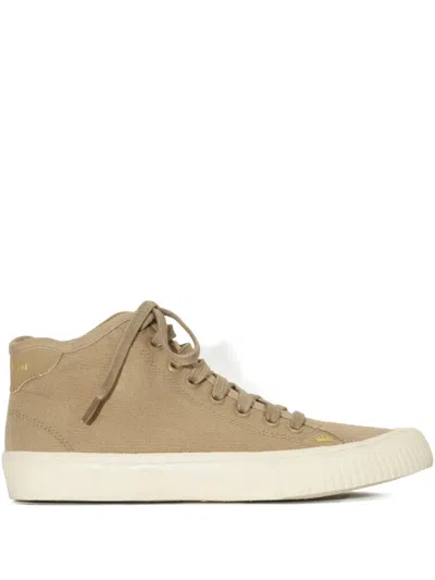 Osklen Canvas High-top Sneakers In Brown
