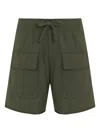 Osklen Cargo Track Shorts In Green