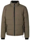 Osklen Checked Padded Jacket In Brown