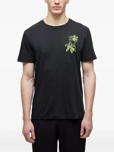 Osklen Coconut Tree-print T-shirt In Black