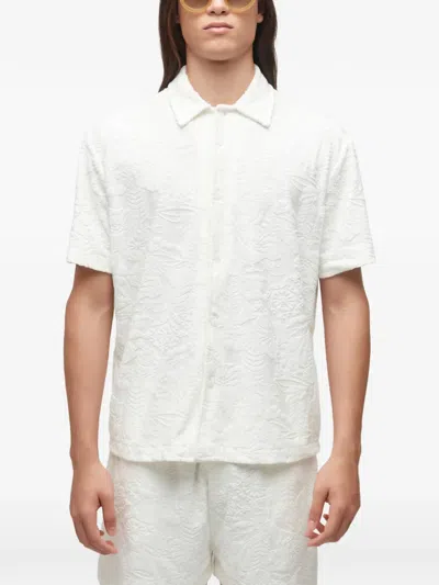 Osklen Collared Shirt In White