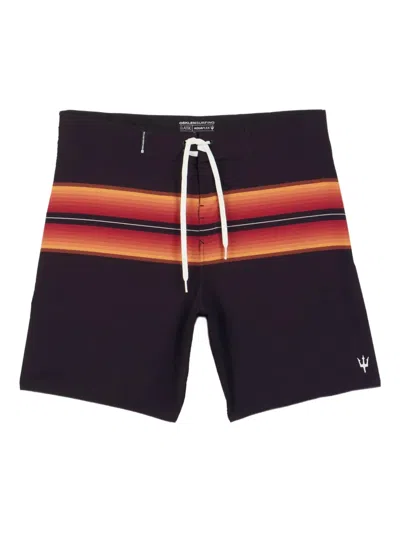 Osklen Colorado Stripes Swim Shorts In Multi