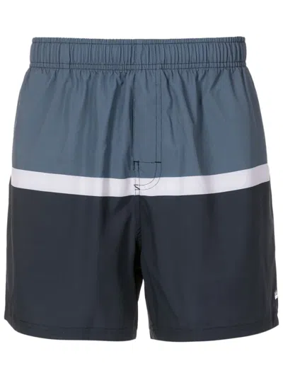 Osklen Colour-block Swim Shorts In Blue