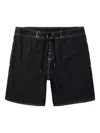 Osklen Contrast-stitching Shorts In Black