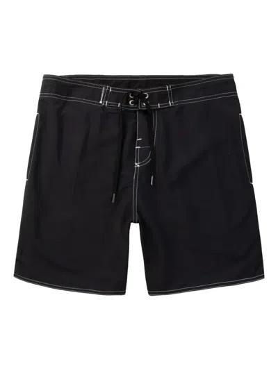 Osklen Contrast-stitching Shorts In Black
