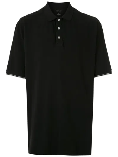 Osklen Contrast-tipped Polo Shirt In Black