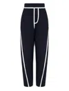 Osklen Contrasting-piping Trousers In Black
