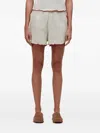 Osklen Contrasting-trim Shorts In Gray