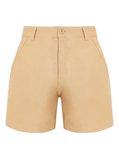 Osklen Cotton Bermuda Shorts In Nude