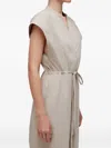 Osklen Cotton Drawstring Jumpsuit In Neutral