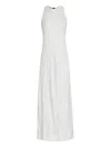 Osklen Cotton Maxi Dress In White