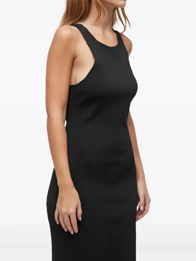 Osklen Cotton Midi Dress In Black