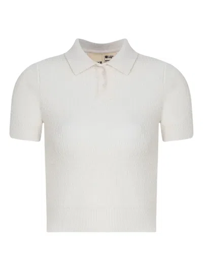 Osklen Cotton Polo Top In White