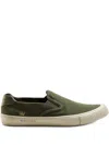 Osklen Slip-on-sneakers Aus Baumwolle In Green