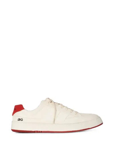 Osklen Cotton Sneakers In White