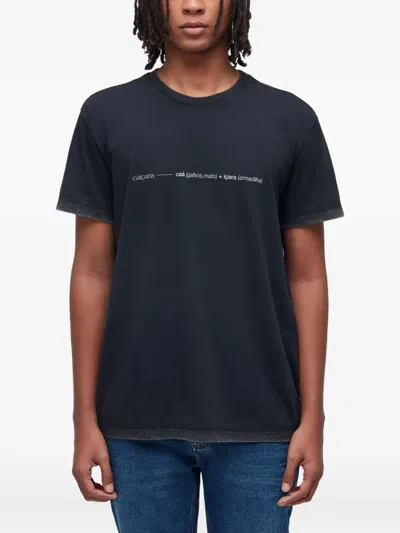 Osklen Cotton T-shirt In Black