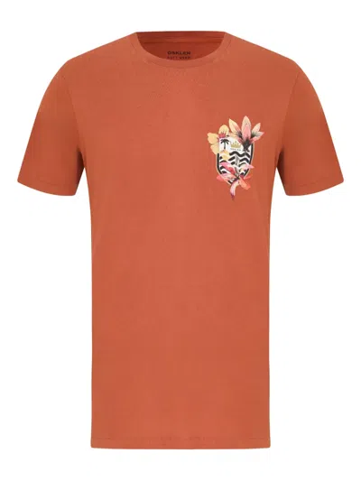 Osklen Cotton T-shirt In Brown