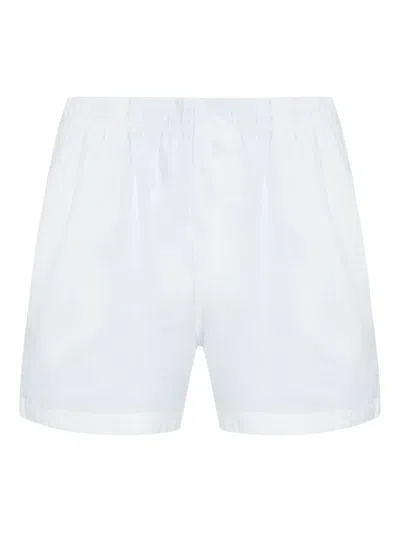 Osklen Cotton Textured Shorts In White