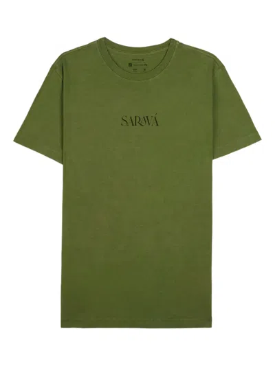Osklen Crew-neck Short-sleeve T-shirt In Green