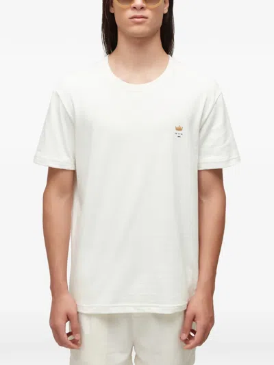 Osklen Crew-neck Short-sleeve T-shirt In White