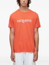 Osklen Crew-neck T-shirt In Orange