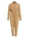 Osklen Crinkled-effect Jumpsuit In Neutral