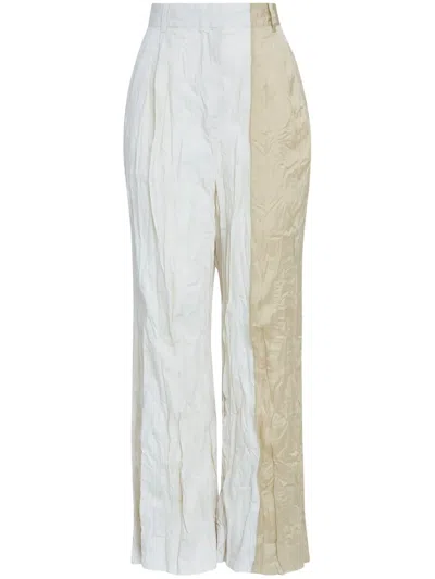 Osklen Crinkled Trousers In Multi