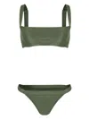 Osklen Criss-cross Bikini In Green