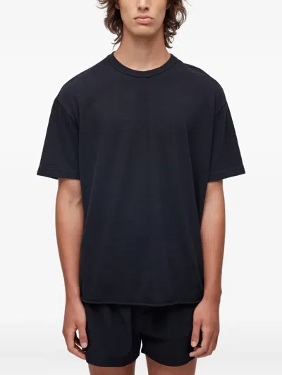 Osklen Crochet-detail T-shirt In Blue