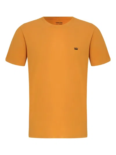 Osklen Crown Cotton T-shirt In Orange