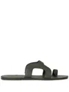 Osklen Cut-out Detailing Sandals In Black