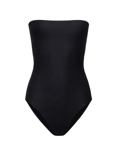 Osklen Cut-out Swimsuit In Black