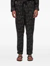 Osklen Damask-pattern Trousers In Black