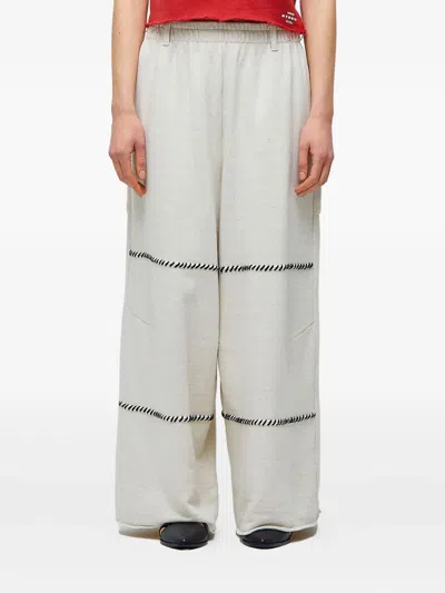 Osklen デコラティブ トラックパンツ In White