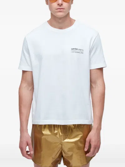 Osklen Diferenciada Samba-print T-shirt In Gray