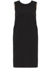 Osklen Double-face Mini Dress In Black