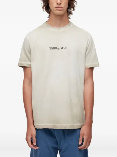 Osklen Double Terra/mar Printed T-shirt In Neutral