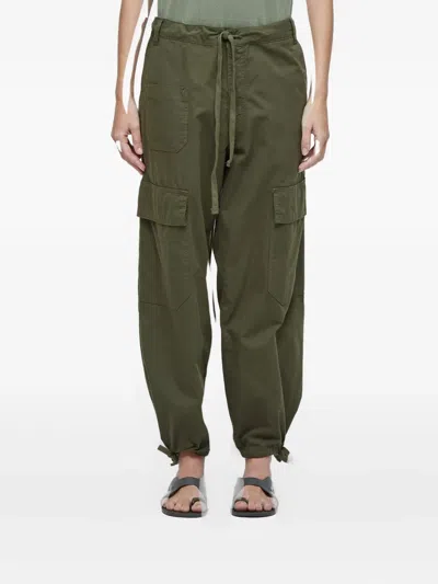 Osklen Drawstring Cargo Trousers In Green