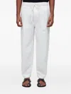 Osklen Drawstring Cotton Trousers In White
