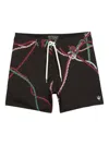 Osklen Drawstring Deck Shorts In Multi