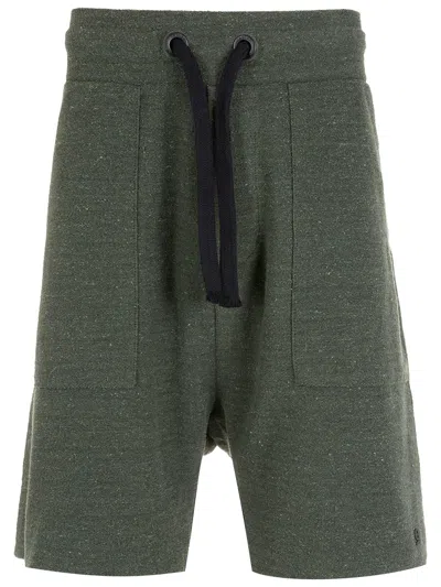Osklen Drawstring-fastening Track Shorts In Green