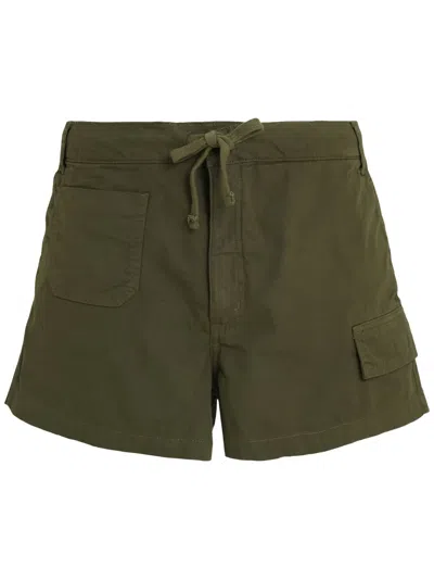 Osklen Drawstring Light Shorts In Green