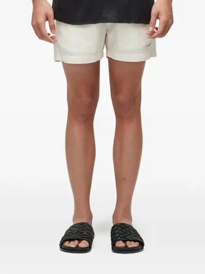 Osklen Drawstring Shorts In White