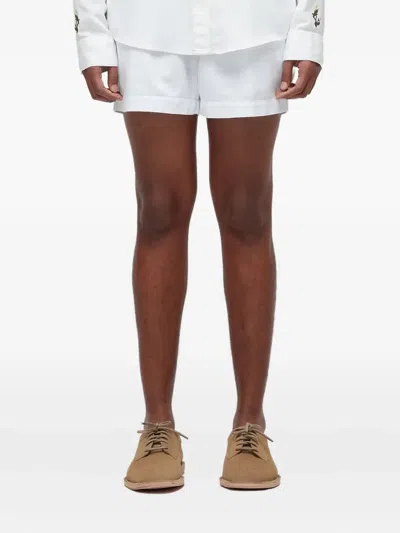 Osklen Drawstring Shorts In White